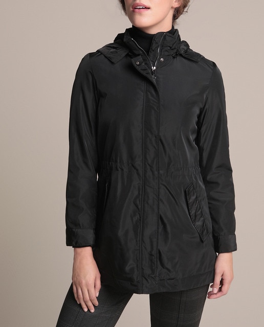 Imagen 0 de Parka de mujer con capucha y ajustada en la cintura