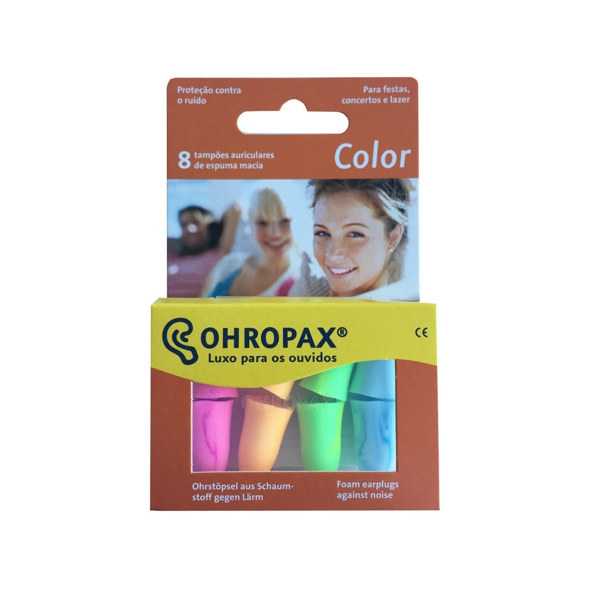 Imagem 0 de Tampões de Ouvidos Color 8un Ohropax