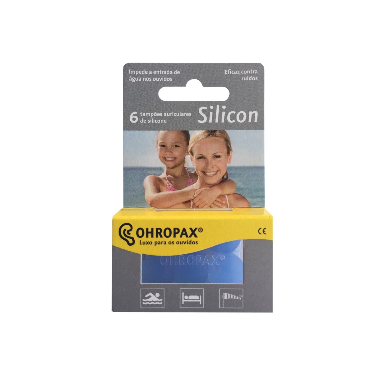 Imagem 0 de Tampões de Ouvidos Silicone 6un Ohropax