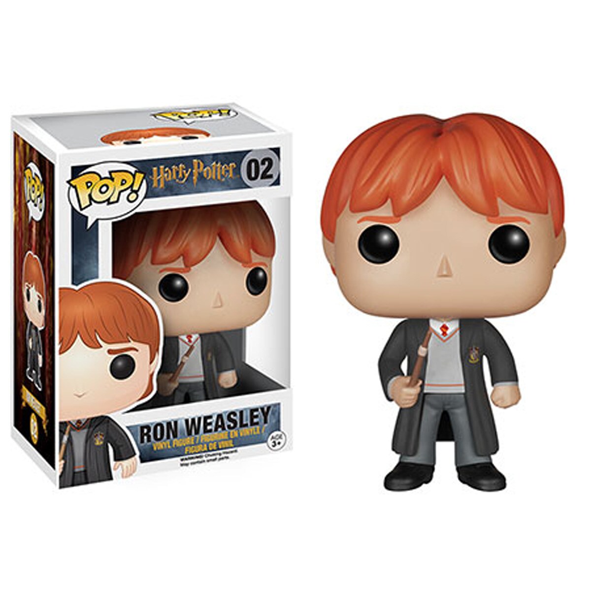 Figura Funko POP Harry Potter Grande Ron Weasley Varita 1