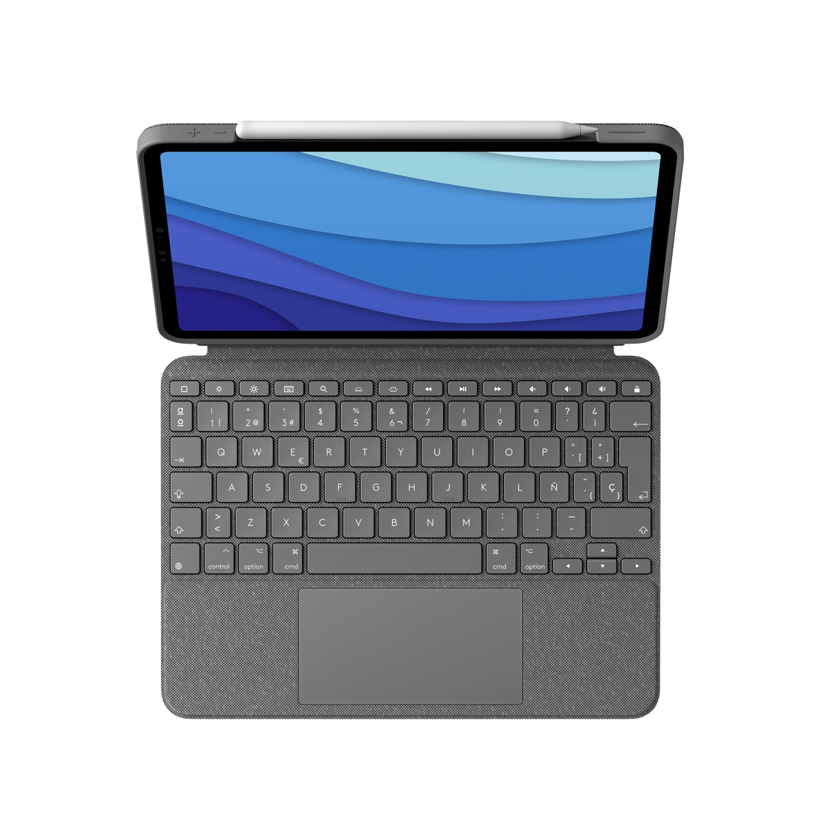 Funda gris con teclado Logitech Combo Touch para iPad Pro de 11 pulgadas (1.ª, 2.ª y 3.ª generación) Gris-2