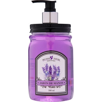 jabón líquido de manos Lavanda dosificador 500 ml - Becasan Nature
