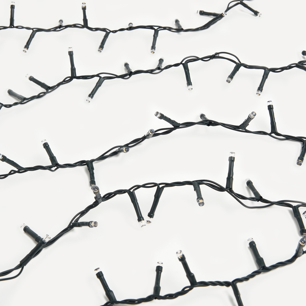 Guirnalda con cable con 400 luces  LED para exterior Navidad El Corte Inglés Blanco-1