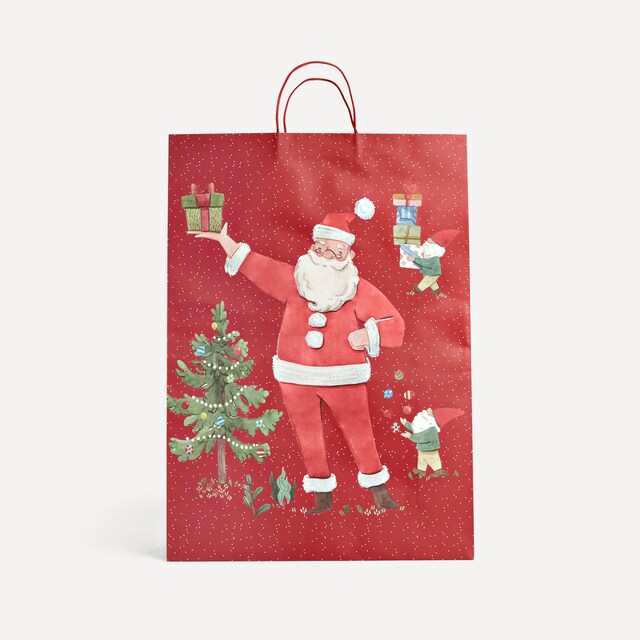 Bolsa Papa Noel en el jardín XXL Navidad El Corte Inglés · El Corte Inglés
