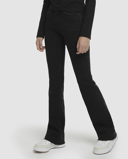 Imagen 0 de Pantalón vaquero Belle&Rebel negro con campana