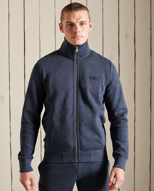 Chaqueta de hombre de chándal con cremallera y logo Vintage bordado ·  Superdry · El Corte Inglés