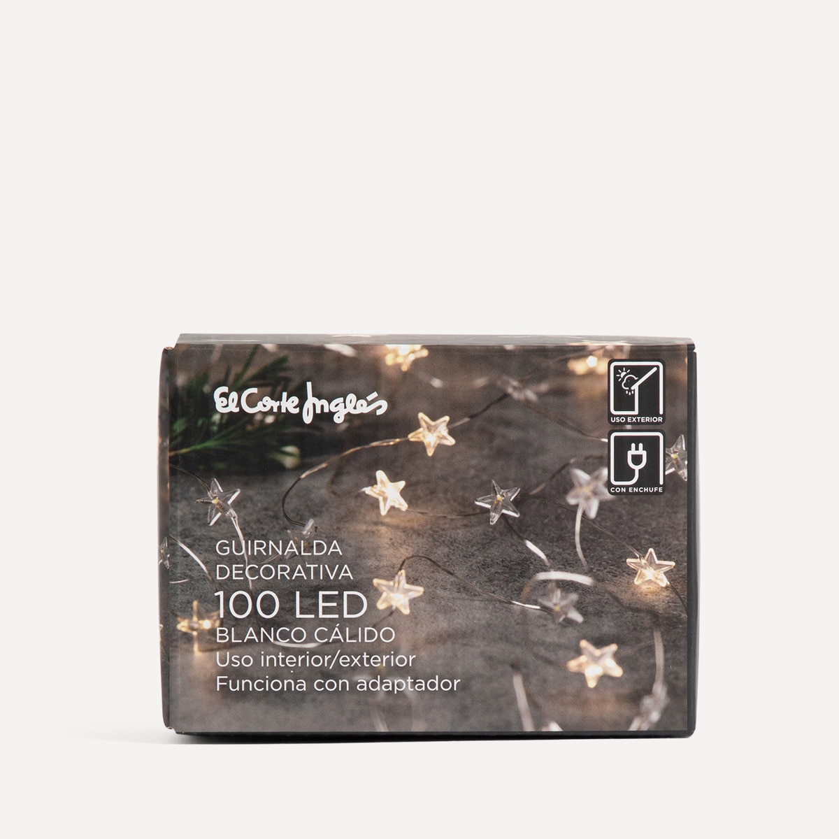 Grinalda com Fio Estrela 100 Micro LED Branco-4