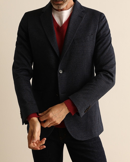 Imagen 0 de Americana de hombre regular príncipe de gales azul