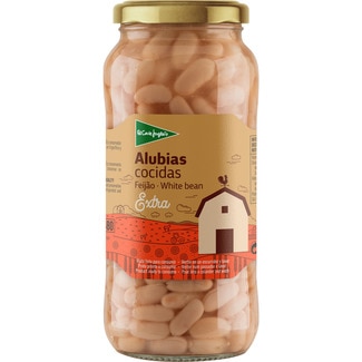 alubia blanca extra cocida frasco 400 g - El Corte Ingles