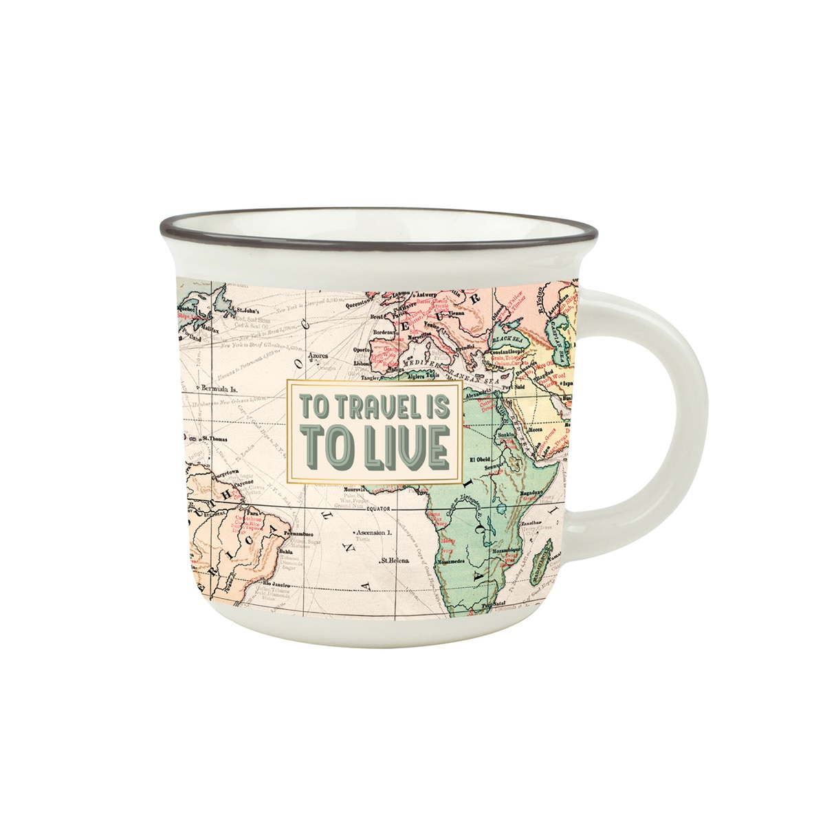 Caneca de porcelana Legami Travel 1