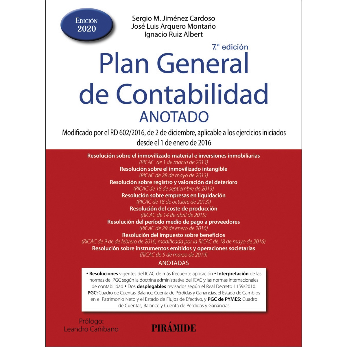 Imagem 0 de Plan General de Contabilidad ANOTADO: Modificado (Capa mole)