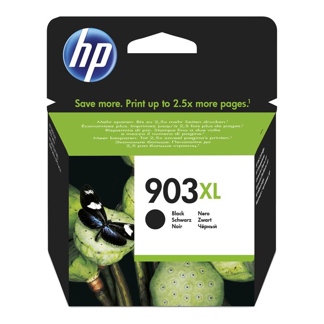 Imagen 0 de Cartucho de tinta original HP 903 XL negro (T6M15AE)