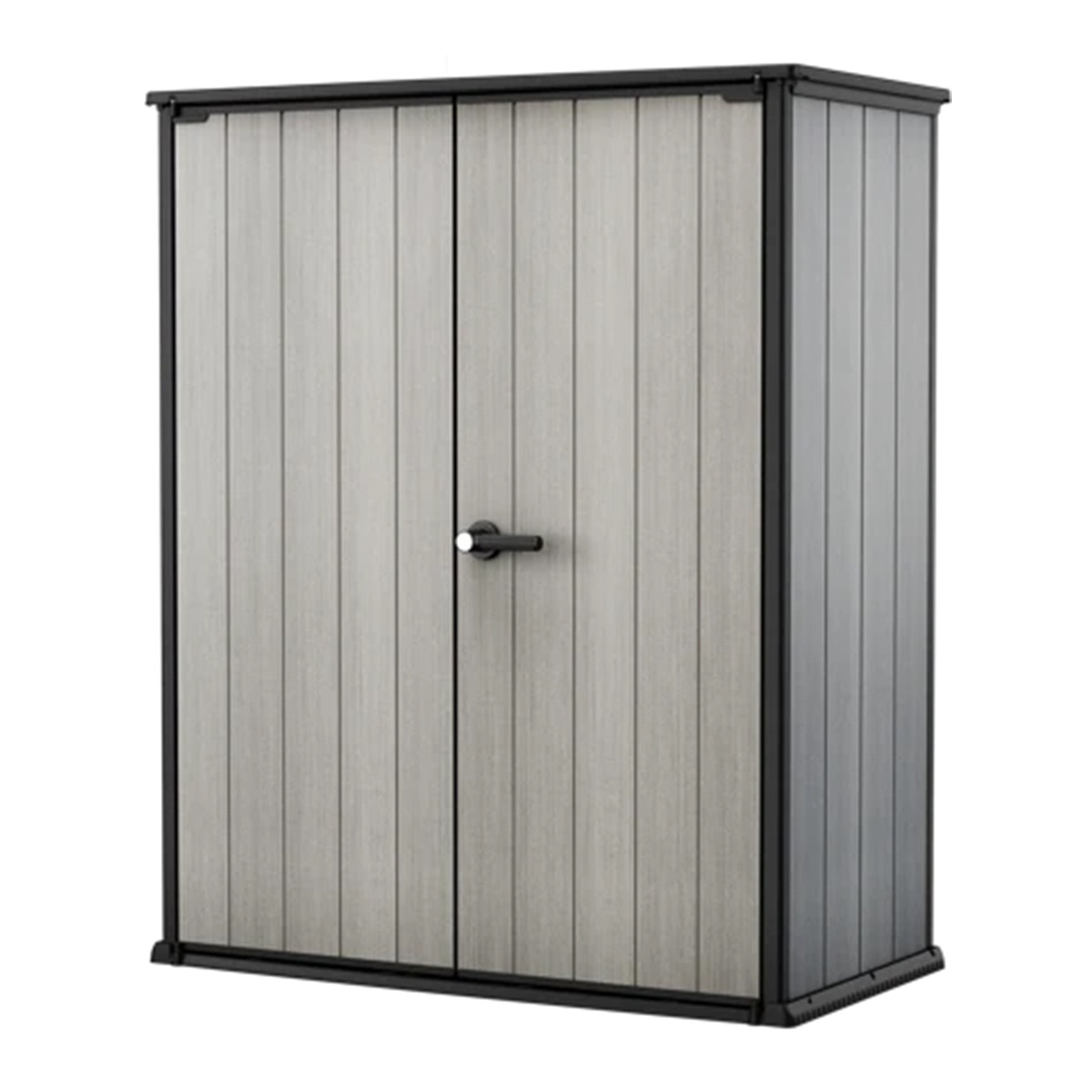 Cobertizo resina High Store Plus 1.400 l Gris-1