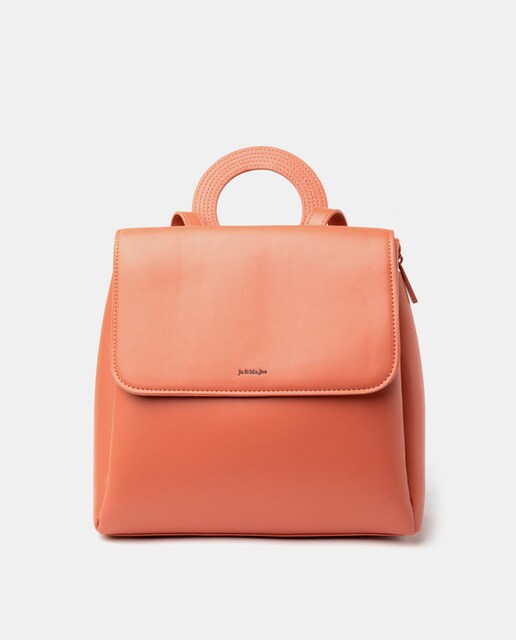 Mochila en coral con aplique de la marca en solapa · Jo \u0026 Mr. Joe · El  Corte Inglés