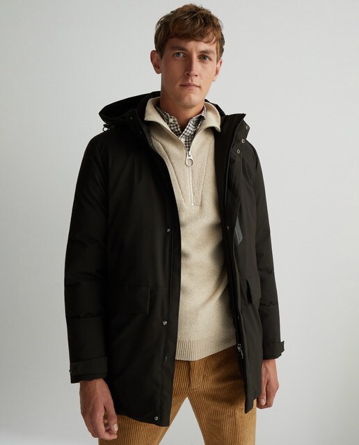 Parka de la colección Black de hombre con capucha · Emidio Tucci · El Corte  Inglés