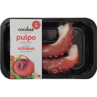 patas de pulpo cocido 2 unidades bandeja 300 g - Cocimar