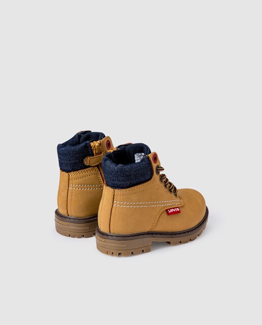 Botas de bebés marrones con cremallera · Levi's · El Corte Inglés