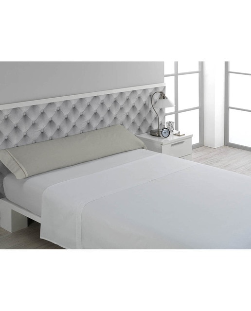 Imagen 0 de Funda almohada Don algodón 180 hilos 135 cm. beige