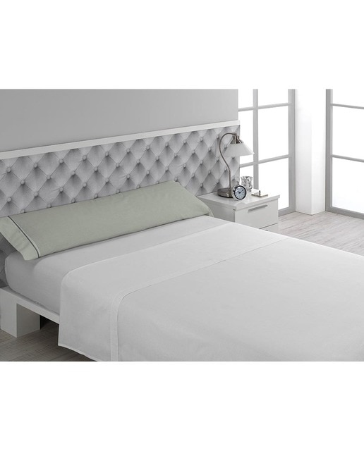 Imagen 0 de Funda almohada Don algodón 180 hilos 135 cm. verde mar