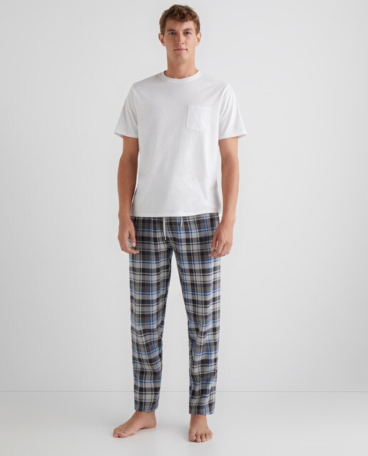 Pantalón de pijama largo de hombre gris · Punto Blanco · El Corte Inglés