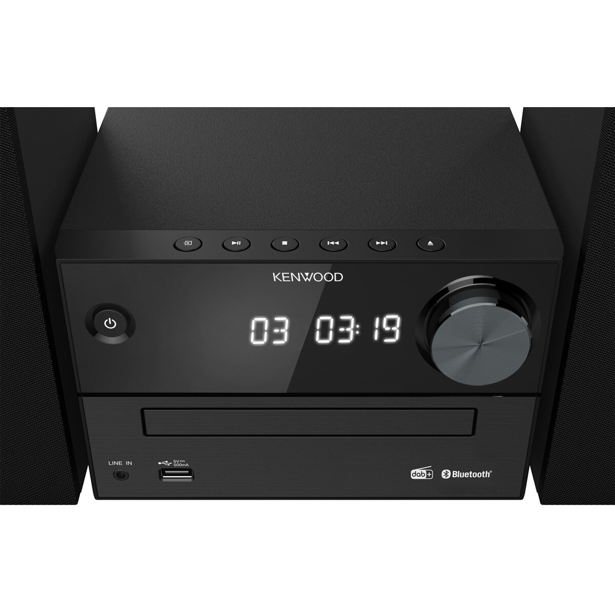 Microcadena Hi-Fi Kenwood M-420DAB Negro, CD, USB, DAB+ y Bluetooth Audio-Streaming Negro-5