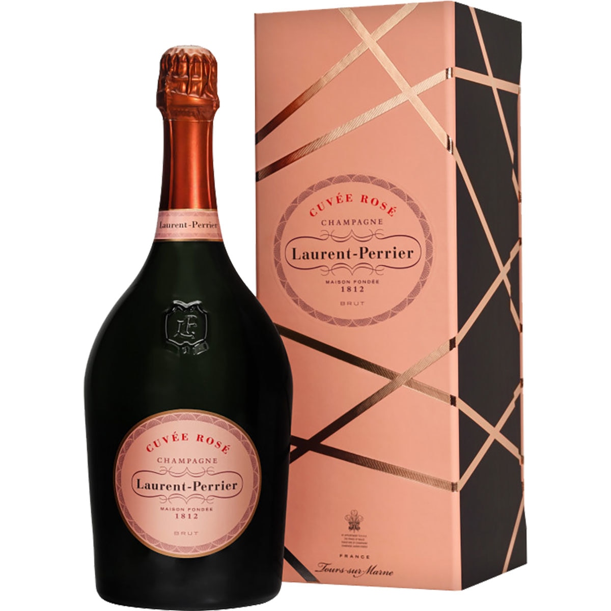champagne rosé botella 75 cl
