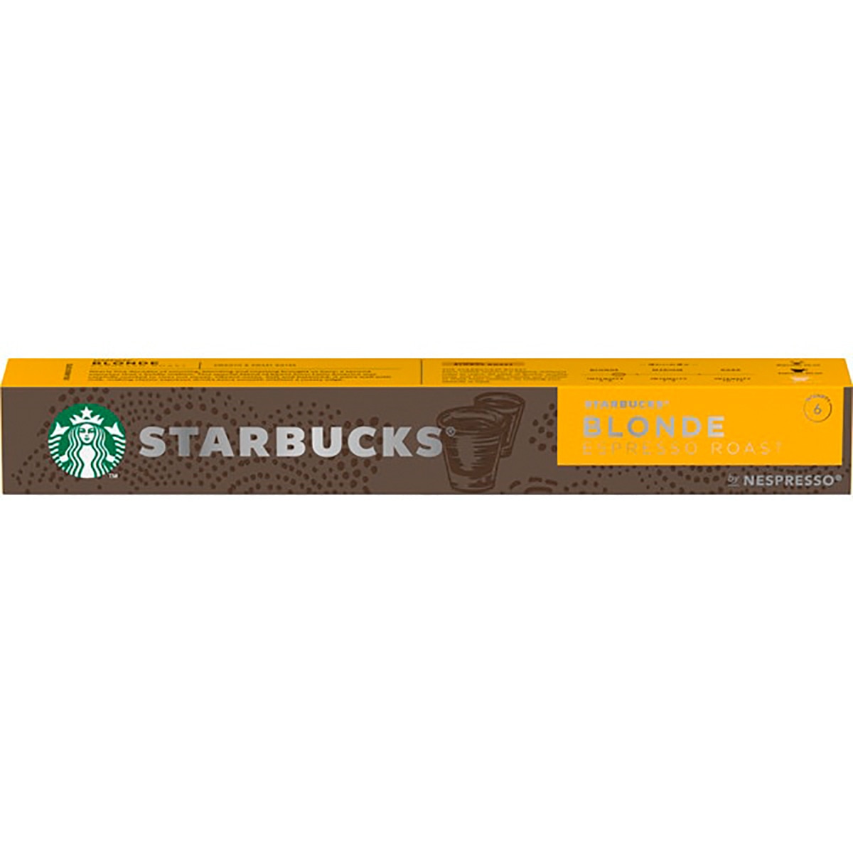 Starbucks - Estuche 10 Cápsulas Blonde Café Espresso Intensidad 6 Compatibles Con Máquinas Nespresso En Oferta Starbucks - Estuche 10 Cápsulas Blonde Café Espresso Intensidad 6 Compatibles Con Máquinas Nespresso Original