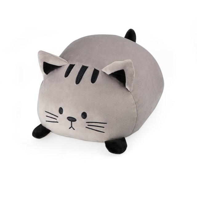 Imagem 0 de Almofada Kitty Balvi na Forma de Gato Extra Suave - Cinzento