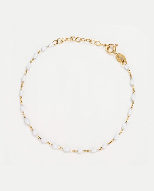 Imagen 0 de Pulsera resina Blanc oro amarillo