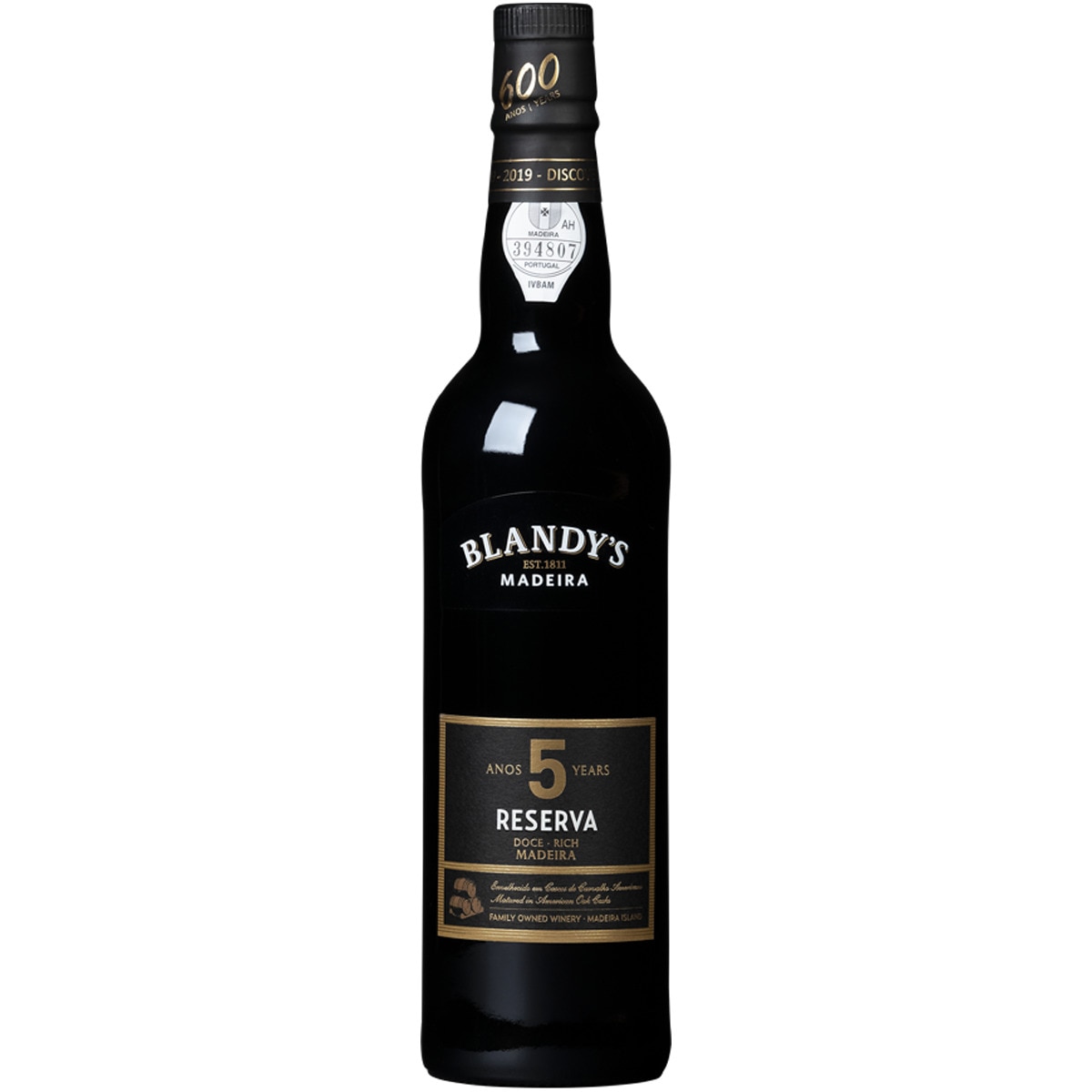 Vinho da Madeira 5 Anos Reserva garrafa 50 cl