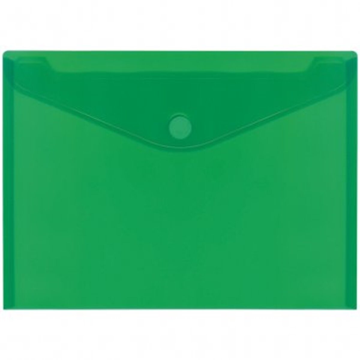 Envelope Plástico A4 Com Velcro Verde 1