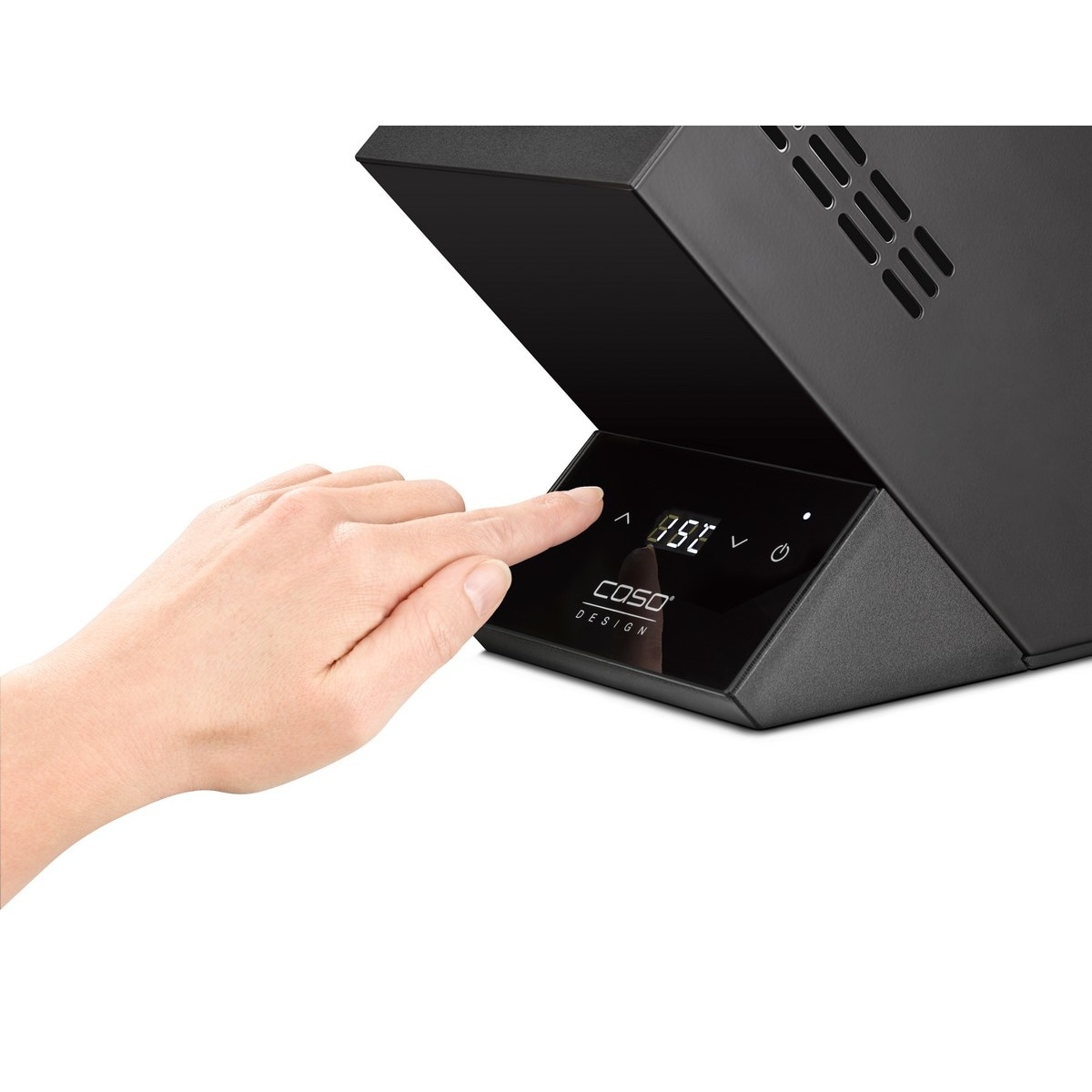 Refrigerador de Vinho para Mesa Winecase One Black Caso 5CASOD614G de 72 W - Preto Inox Inox/Preto-5