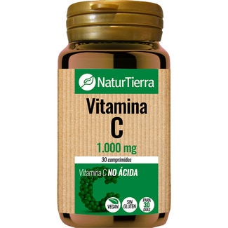 Vitamina C no ácida envase 30 comprimidos - Naturtierra