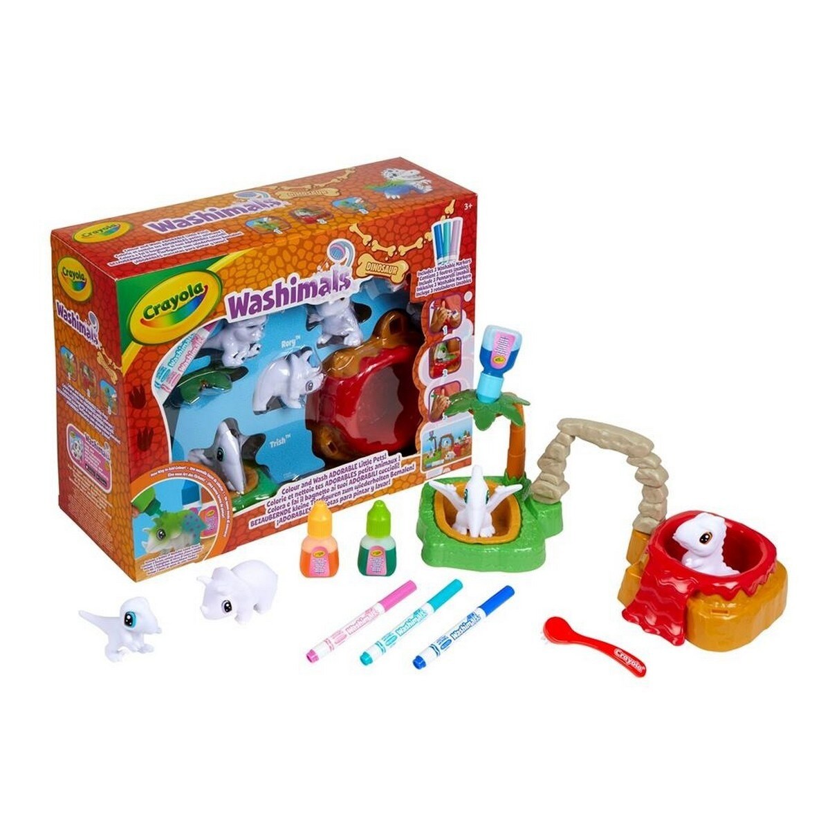 Washimals - Conjunto de Dinos Jurássicos Dinos Jurássicos e 4 dinóplios 1