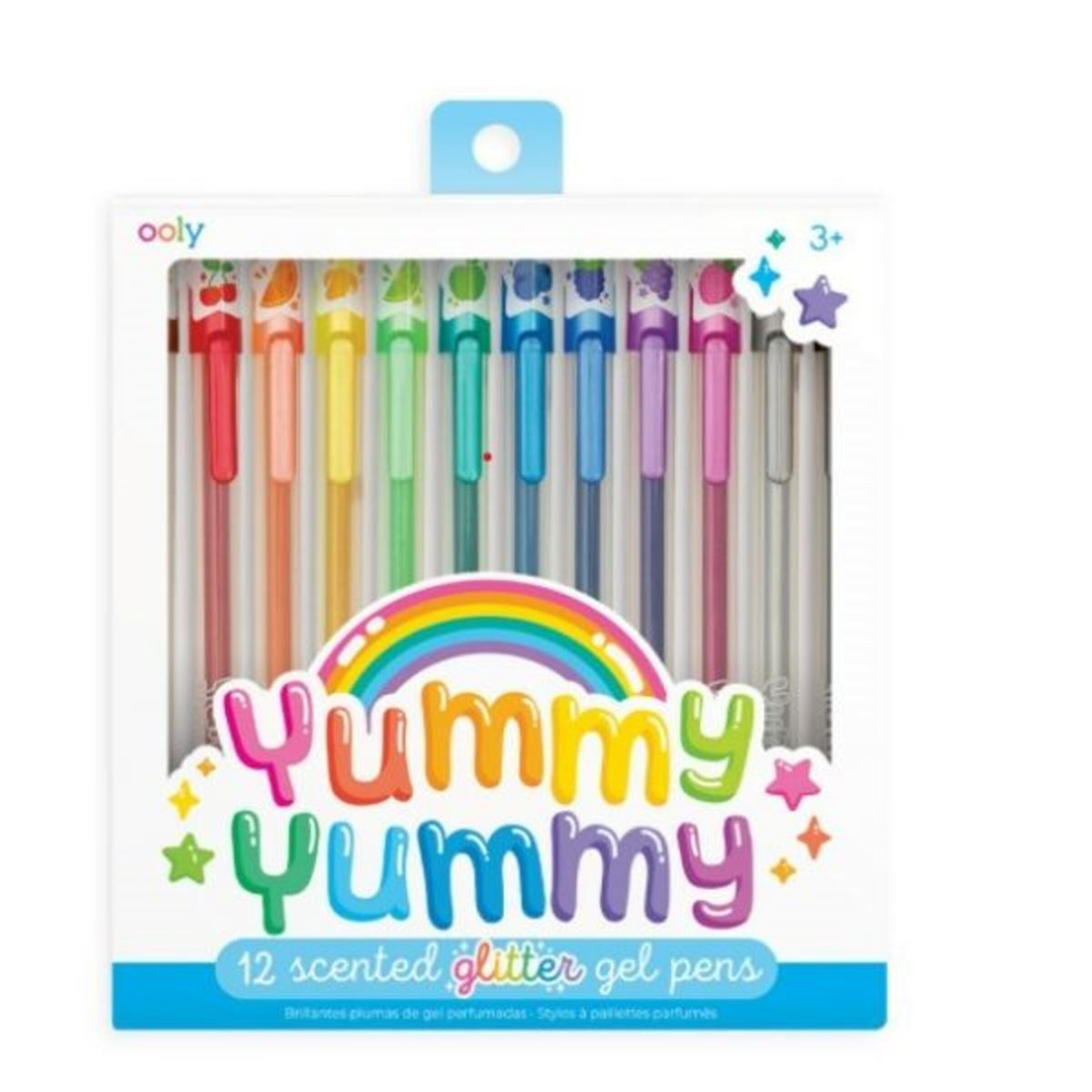 Ooly Canetas de Gel Yummy Yummy com Glitter 12 Unidades 1
