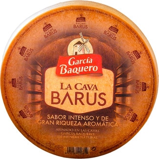 La Cava Barus queso curado en cava mezcla elaborado con leche cruda peso aproximado pieza 4,4 kg - Garcia Baquero