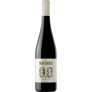vino tinto sin alcohol 0,0% botella 75 cl - Natureo