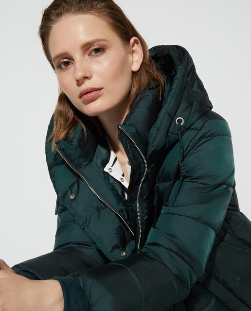 Plumífero de mujer largo con capucha · Easy Wear · El Corte Inglés