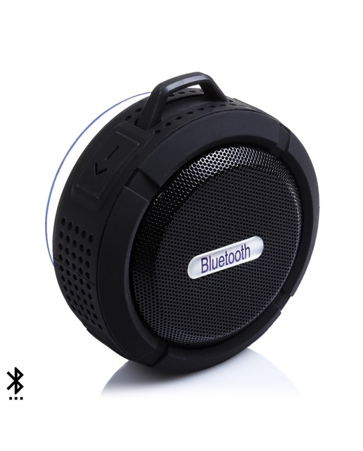 Imagen 0 de Altavoz bluetooth circular resistente al agua con ventosa