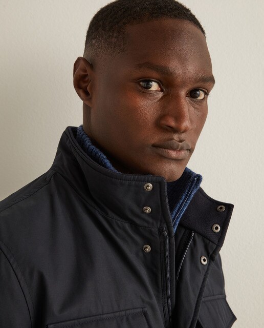 Parka de hombre azul con cuatro bolsillos · Dustin · El Corte Inglés