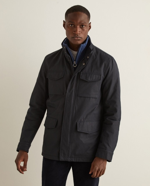Parka de hombre azul con cuatro bolsillos · Dustin · El Corte Inglés