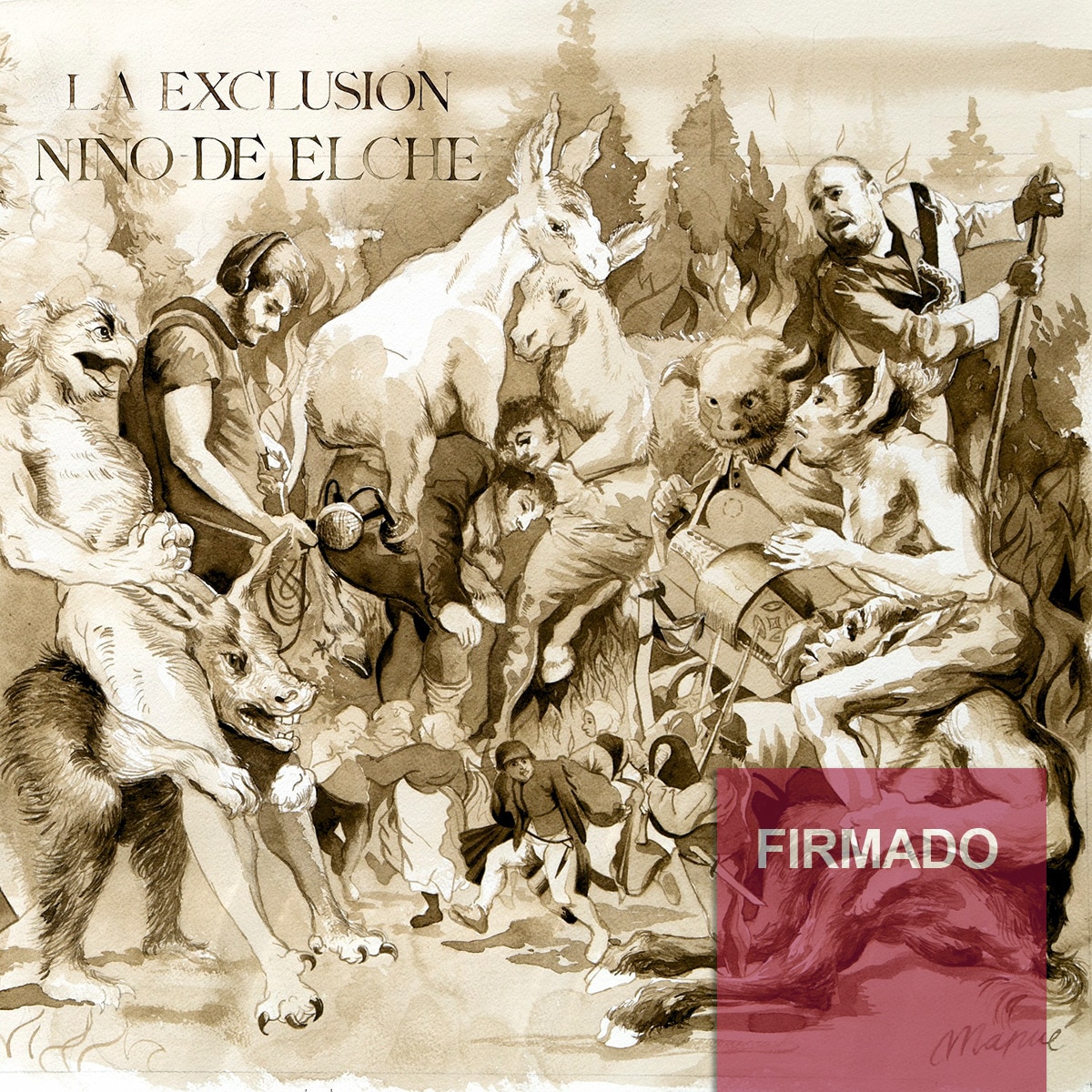 Imagem 0 de La Exclusión (Edición Limitada Assinada e Numerada) (LP-Vinil)