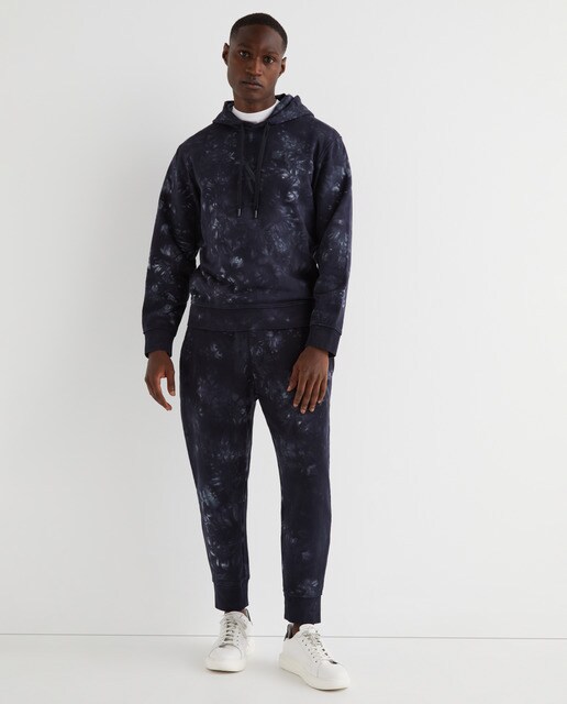 Pantalón deportivo largo de hombre de algodón azul · Armani Exchange · El Corte  Inglés