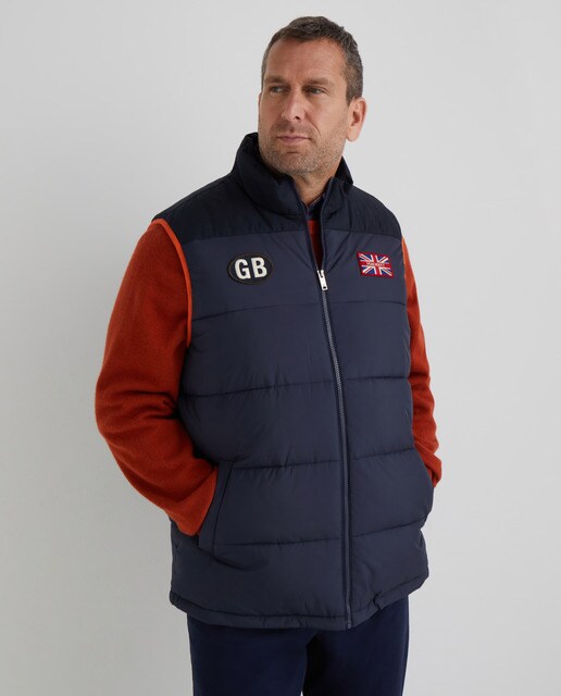 Chaleco de hombre bandera inglesa azul marino tallas grandes · Hackett · El  Corte Inglés