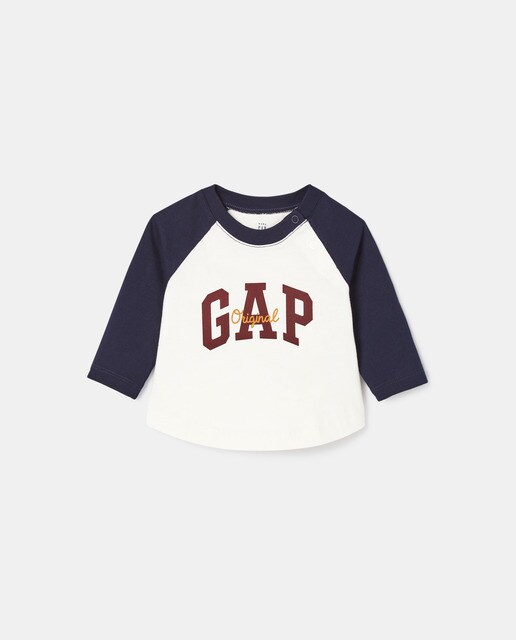 Camiseta de bebé niño bicolor con logo · GAP · El Corte Inglés