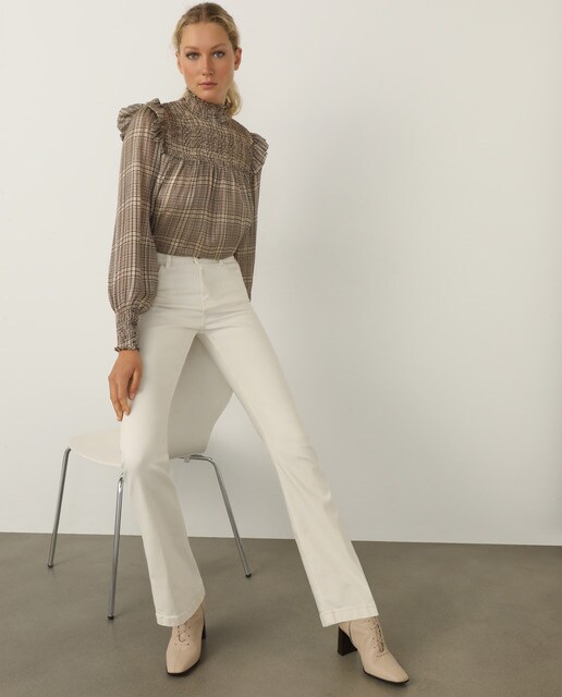 Pantalón flare tiro alto · Fórmula Joven · El Corte Inglés