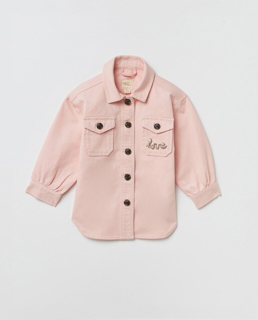 Sobrecamisa de niña pana · Sfera · El Corte Inglés