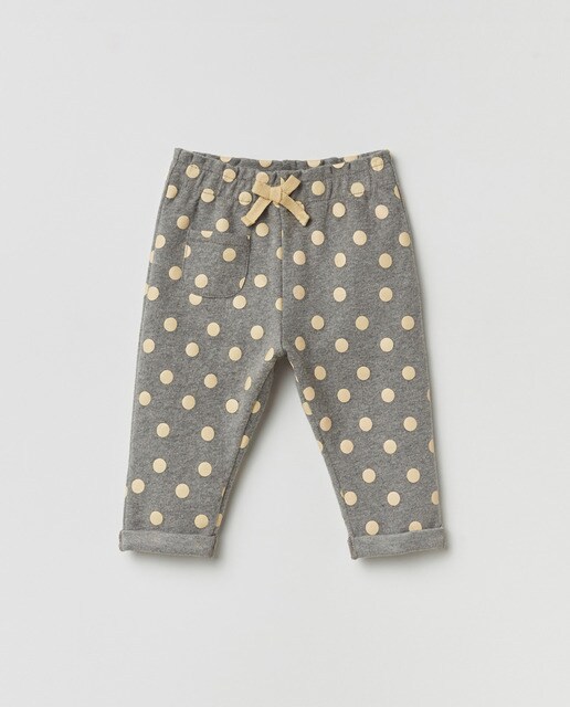 Pantalón de bebé niña jacquard lunares · Sfera · El Corte Inglés