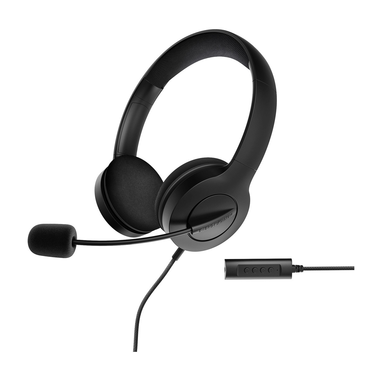 Auriculares de diadema Energy Sistem Headset Office 3 negros Negro-3