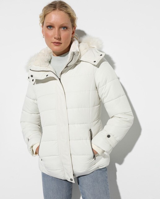 Plumífero de mujer con capucha y forro · Easy Wear · El Corte Inglés